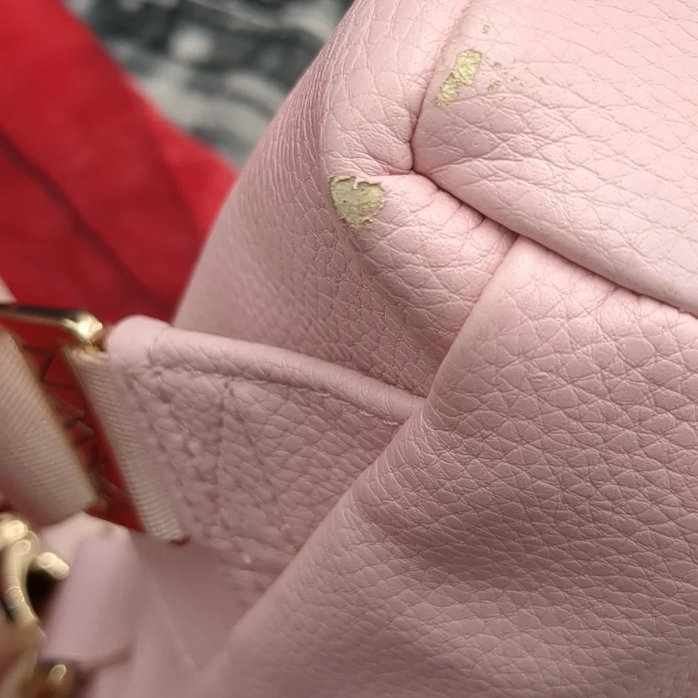 Fawn Pink Diaper Vinyl Backpack